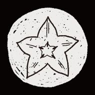 Star fruit doodle N4