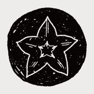 Star fruit doodle N5