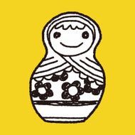Doodle Russian Dolls N10