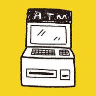 ATM doodle drawing N45