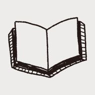 book doodle drawing N14