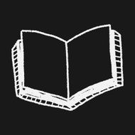 book doodle drawing N17