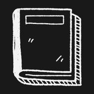 book doodle drawing N18