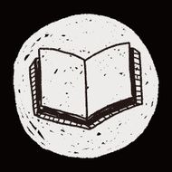 book doodle drawing N20