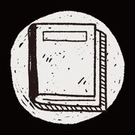 book doodle drawing N21