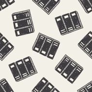 book doodle drawing N25