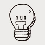 bulb doodle drawing N7