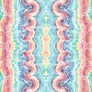 Colorful seamless waves hand-drawn pattern N6