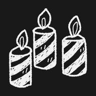 candle doodle N45