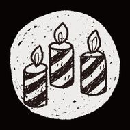 candle doodle N46
