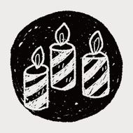 candle doodle N47