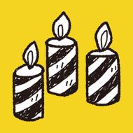 candle doodle N48
