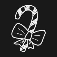 candy cane doodle N9