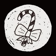 candy cane doodle N10