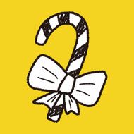 candy cane doodle N13