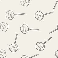 candy doodle seamless pattern background N8