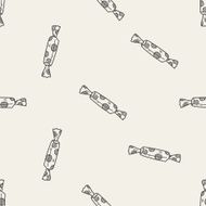candy doodle seamless pattern background N10