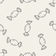 candy doodle seamless pattern background N12