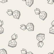 candy doodle seamless pattern background N14