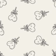 candy doodle seamless pattern background N15