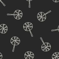 candy doodle seamless pattern background N22