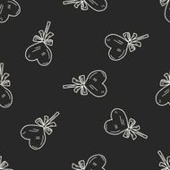 candy doodle seamless pattern background N26
