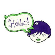 cartoon halloween vampire girl N21