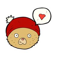 cartoon bear in hat N48