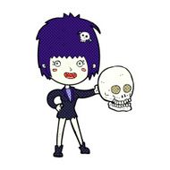 cartoon halloween vampire girl N22