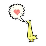 cartoon tweeting bird N3