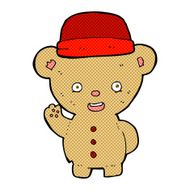 cartoon bear in hat N49