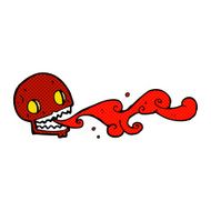 cartoon gross skull N3