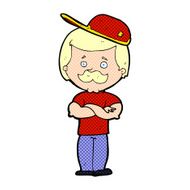 cartoon manly man N3