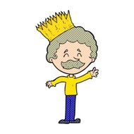 cartoon person wearing crown N40