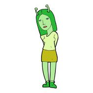 cartoon alien woman N24