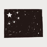 China flag doodle N3
