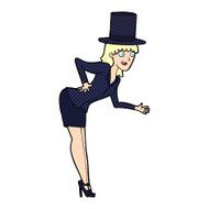 cartoon magician woman N3