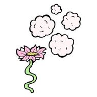cartoon flower N33