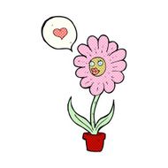 cartoon flower N34