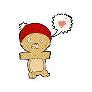 cartoon bear in hat N51