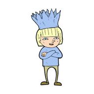 cartoon person wearing paper crown N3
