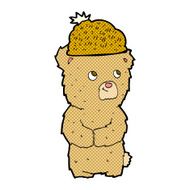 cartoon bear in hat N53