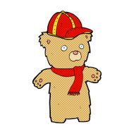 cartoon bear in hat N55