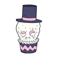 spooky cupcake cartoon N3