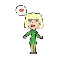 cartoon woman in love N64