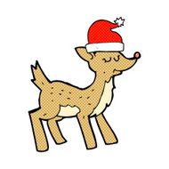 cartoon cute christmas reindeer N3