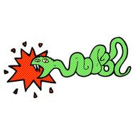 cartoon biting snake N3