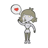 cartoon robot woman N5