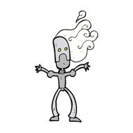 Cartoon Robot N21