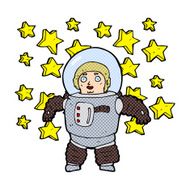 Cartoon Astronaut N15